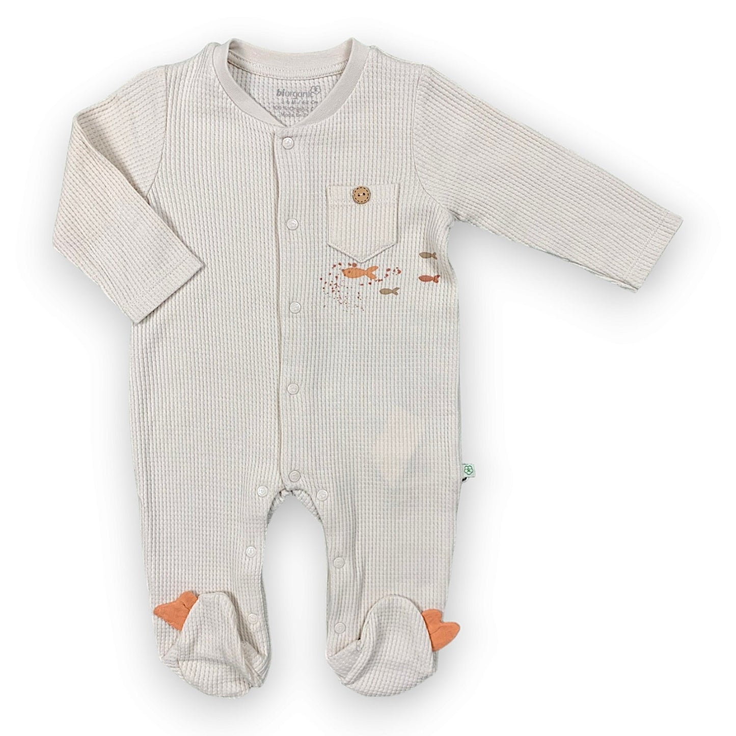 BO257 Organic Cotton Magic Fish Jumpsuit