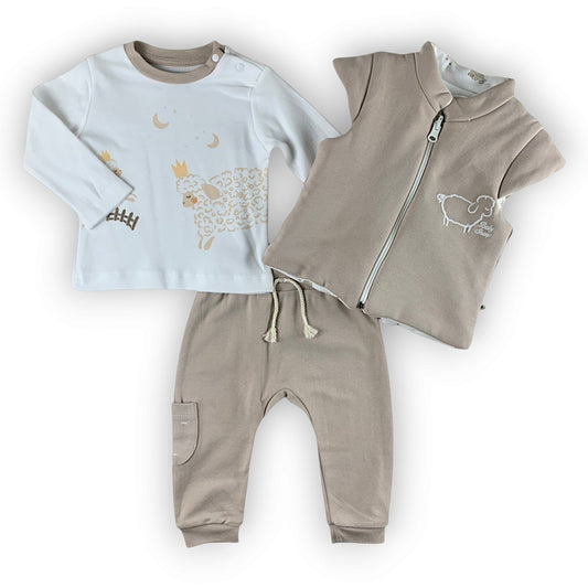 BO264 Organic Cotton Curly Sheep Set