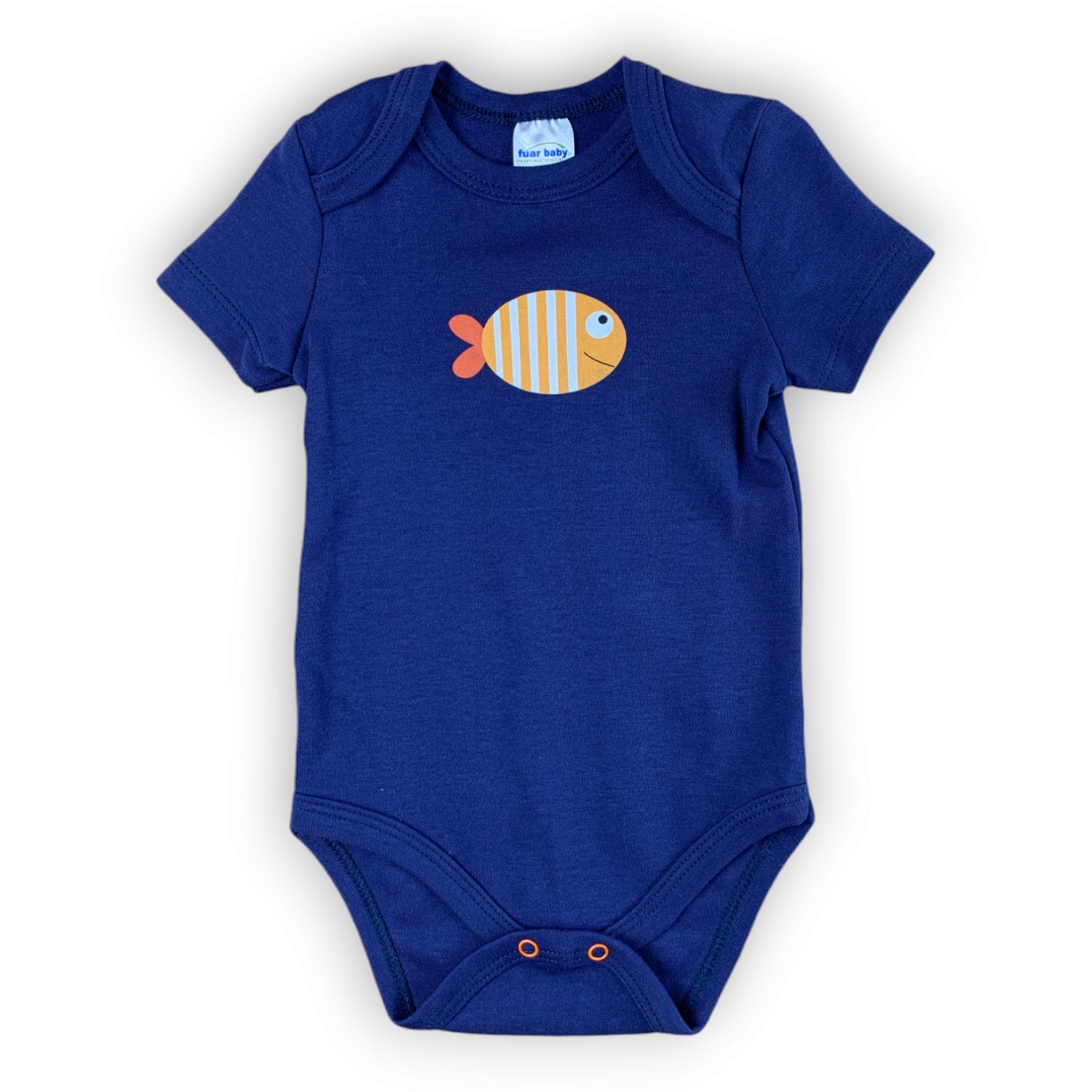 FB283 Smiley Fish Navy Body