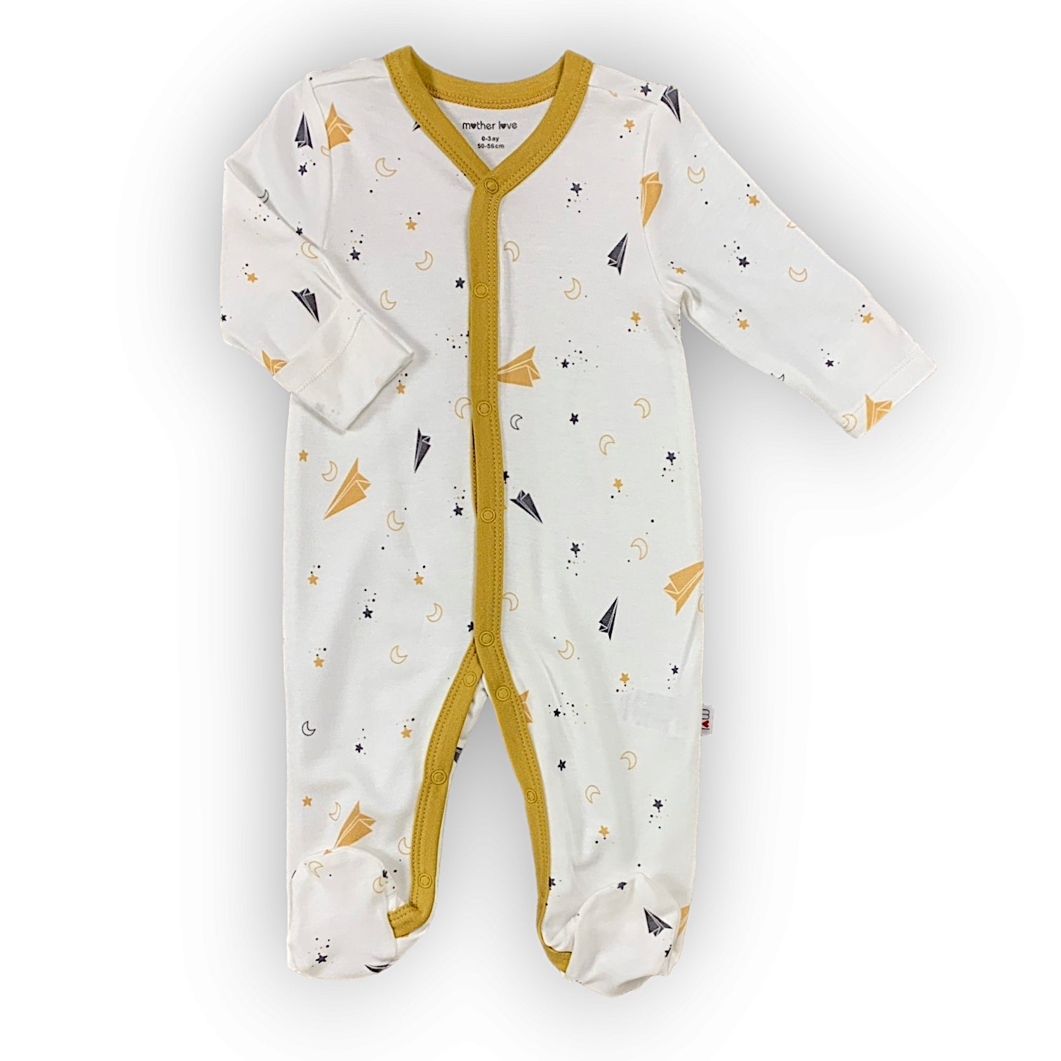 ML331 Organic Cotton Moons and Stars Jumpsuit