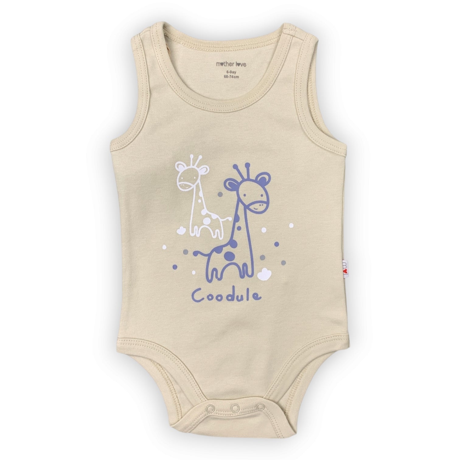 ML363 Organic Cotton Coodule Giraffes Body