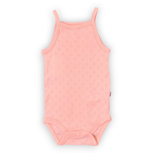 ML375 Organic Cotton Salmon Hearts Body with Straps