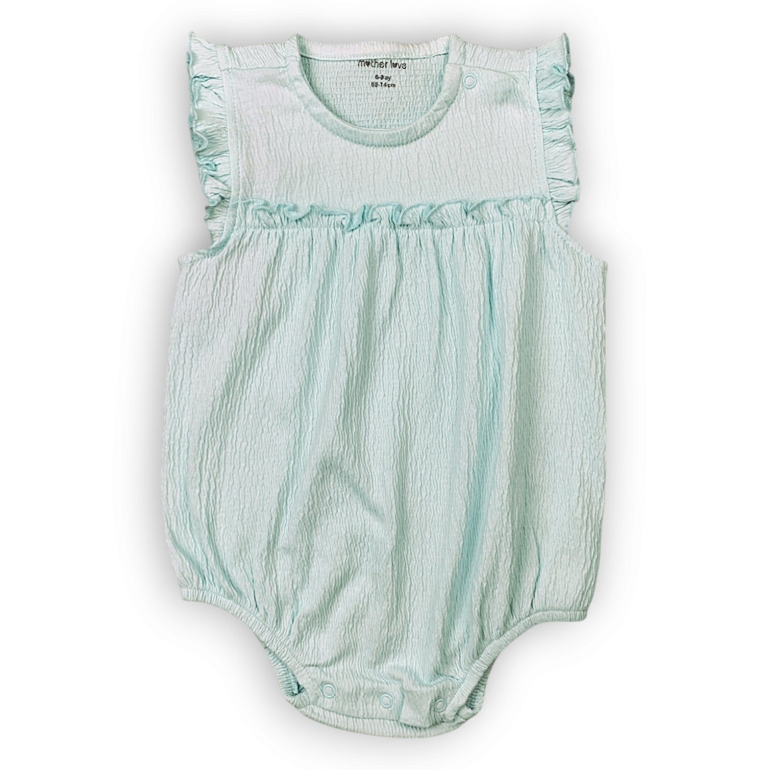 ML387 Organic Cotton Cyan Crinkle Body