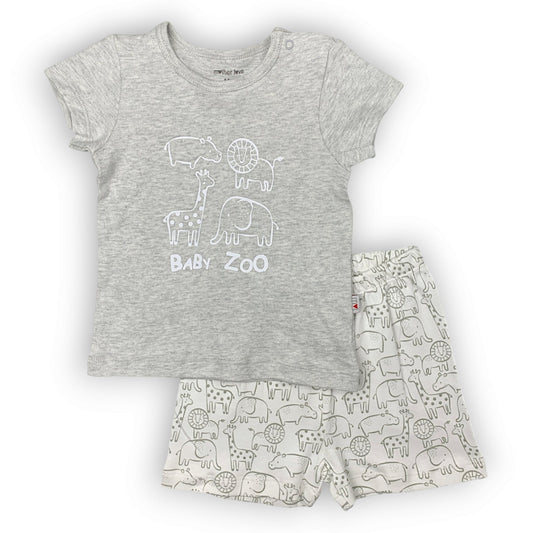 ML402 Organic Cotton Baby Zoo Set 2pcs