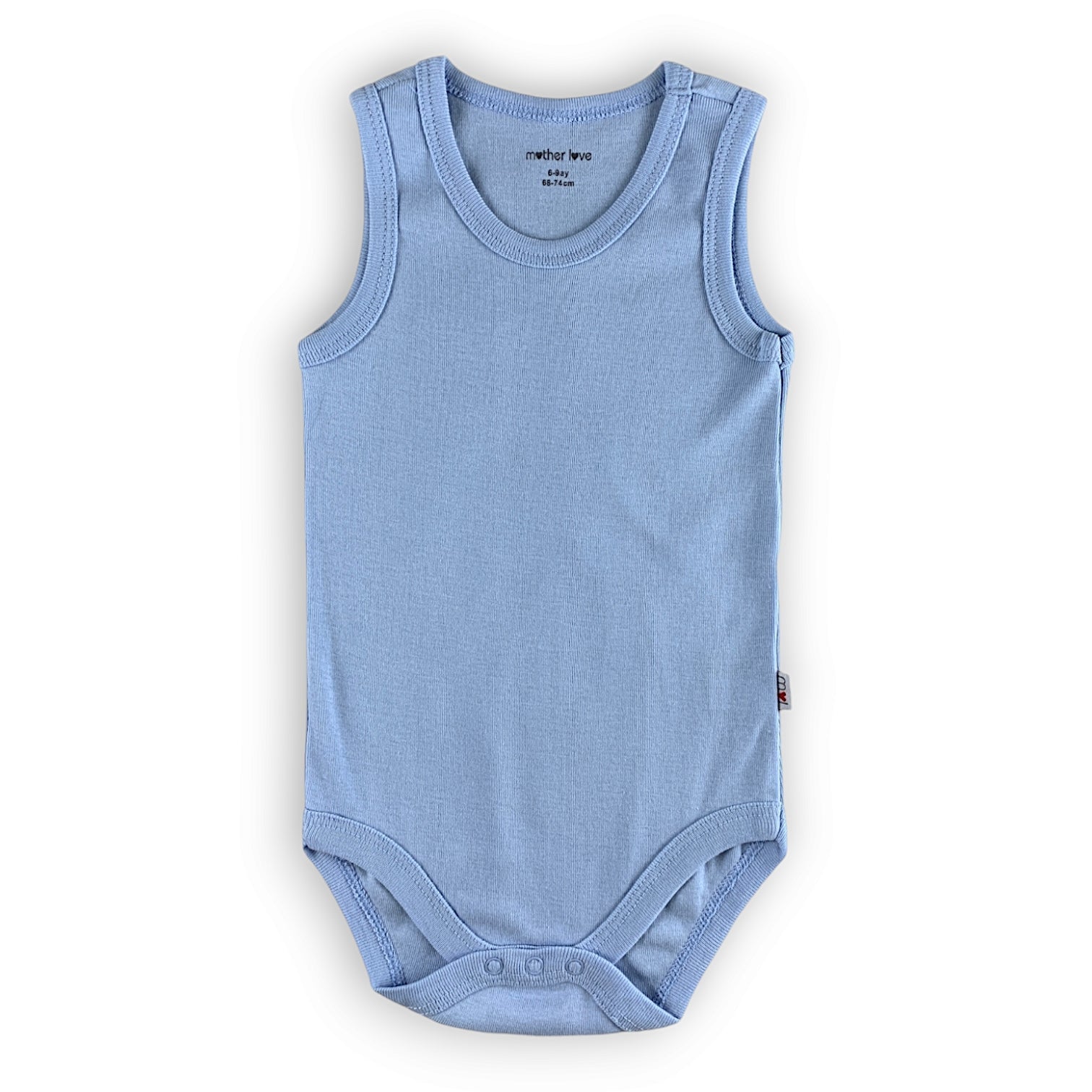 ML406 Organic Cotton Sleeveless Blue Body