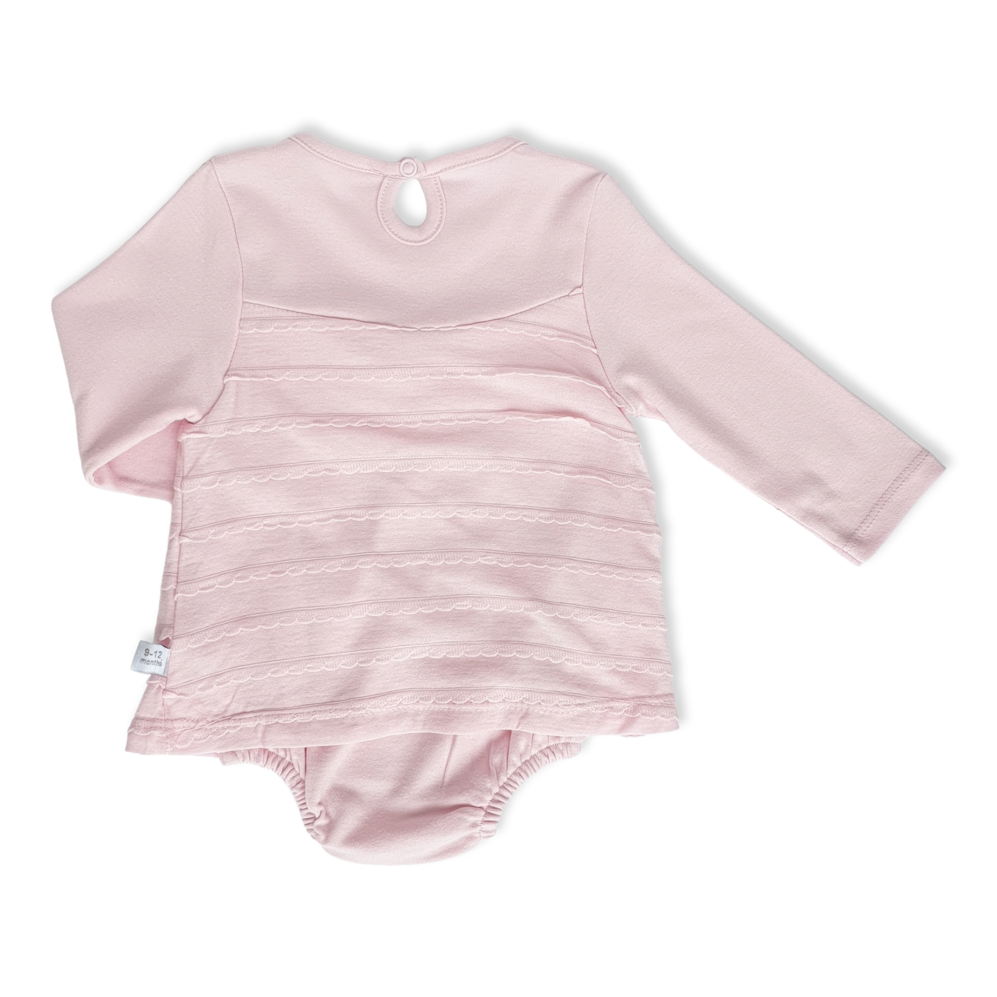 Baby Girl Dress Body-Body, Bodysuit, catgirl, Creeper, Girl, Long Sleeve, Onesie, Pink, Skirt-VEO-[Too Twee]-[Tootwee]-[baby]-[newborn]-[clothes]-[essentials]-[toys]-[Lebanon]